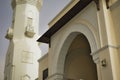 the exterior view of mosque at cairo