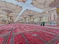 Exterior view of Nabawi Mosque building in Medina