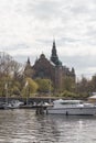 Exterior view of Nordic museum, Stockholm, Sweden. Royalty Free Stock Photo