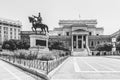 Exterior view of the old Greek Parliament House in Athens Royalty Free Stock Photo