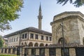 An exterior view of the painted mosque in the town of Tetovo in North Macedonia. Sarena Dzamija, decorated Mosque Tetove