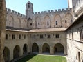 Exterior view of Papal Palace Avignon Royalty Free Stock Photo