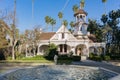 Exterior view of the Queen Anne Cottage Royalty Free Stock Photo