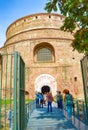 Rotunda of Galerius church entrance Thessaloniki city Greece Royalty Free Stock Photo