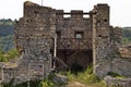 Ruins from Stone fortress tower from of the medieval town of Cherven Royalty Free Stock Photo