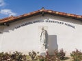 Exterior view of the San Gabriel Mission Elementary School