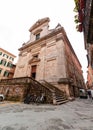 Exterior view of San Martino Church next to La Loggia in Siena, Tuscany, Italy Royalty Free Stock Photo