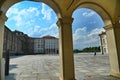 Exterior view of the Savoy Reggia of Venaria Reale and gardens a UNESCO World Heritage Site