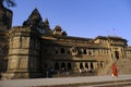 Exterior View of the scenic tourist landmark Maheshwar fort (Ahilya Fort) Royalty Free Stock Photo