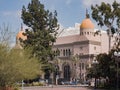 Exterior view of Shrine Auditorium and Expo Hall