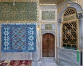 Exterior view of the shrine of Hazrat Abu Ayub Ansari, Eyup Sultan Mosque, Istanbul, Turkey