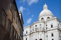 Lisbon, National pantheon dome at sunset, portugal Royalty Free Stock Photo