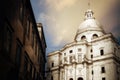 Lisbon, National pantheon dome at sunset, portugal Royalty Free Stock Photo