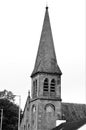 Landmarks of Scotland - Church spire in Harthill Royalty Free Stock Photo