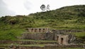 Exterior view to archaeological site of Tambomachay, Cuzco, Peru Royalty Free Stock Photo