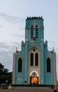 Exterior view to Basilica of the Immaculate Conception at Ouidah, Benin