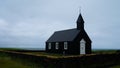 Exterior view to Budakirkja at Budir, Snaefellsnes, Iceland