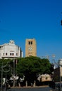 Exterior view to Clocktower an Nijmeh Square, Beirut, Lebanon Royalty Free Stock Photo