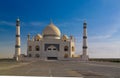 Exterior view to Friendly Fatima Zahra mosque aka copy of Taj Mahal, Kuwait Royalty Free Stock Photo