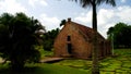 Exterior view to gunpowder storage in Fort Nieuw AmsterdamMarienburg, Suriname Royalty Free Stock Photo