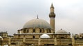 Exterior view to Khusruwiyah Mosque at the center of Aleppo, Syria Royalty Free Stock Photo