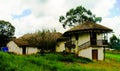 Exterior view to Menelik II palace at the top of Entoto mount, Addis Ababa, Ethiopia Royalty Free Stock Photo