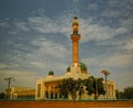 exterior view to Niamey Grand mosque in Niamey, Niger Royalty Free Stock Photo