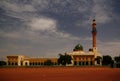 Exterior view to Niamey Grand mosque in Niamey, Niger Royalty Free Stock Photo