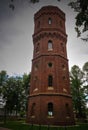 Exterior view to Old water tower in Zaraysk, Moscow region, Russia Royalty Free Stock Photo