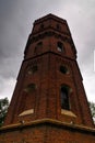 Exterior view to Old water tower in Zaraysk, Moscow region, Russia Royalty Free Stock Photo