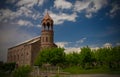 Exterior view to Saint Mesrop Mashtots Church at Oshakan , Aragatsotn Province, Armenia