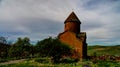 Exterior view to small church Karmirvank in Marmashen monastery at Shirak Province, Armenia