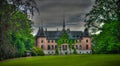 Exterior view to Sofiero palace, helsingborg, sweden Royalty Free Stock Photo