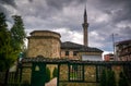 Exterior view to Spotted Mosque Alaca Cami Kalkandelen Tetovo, North Macedonia Royalty Free Stock Photo