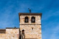 Exterior view of the tower of the Church of San Juan de Puerta Nueva in Zamora