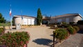 Exterior view of the town hall of Mison, France Royalty Free Stock Photo