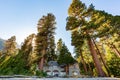 Exterior view of the Vikingsholm in Lake Tahoe area Royalty Free Stock Photo