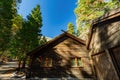 Exterior view of the Vikingsholm in Lake Tahoe area Royalty Free Stock Photo