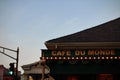 Exterior view of the "Cafe du monde" in New Orleans, USA Royalty Free Stock Photo