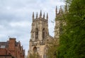 Exterior view of York Minster, in York, England Royalty Free Stock Photo