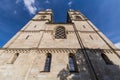 Exterior views of various houses and churches in Zurich