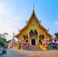 The outstanding Wat Chetawan, Chiang Mai, Thailand