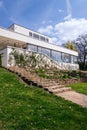 Exterior of the Villa Tugendhat by architect Ludwig Mies van der Rohe built in 1929-1930, modern functionalism architecture