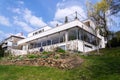 Exterior of the Villa Tugendhat by architect Ludwig Mies van der Rohe built in 1929-1930, modern functionalism architecture Royalty Free Stock Photo