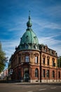 Exterior of the Volksbank building in Kaiserslautern, Germany.