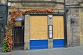 Exterior of The Wee Pub in Grassmarket, Edinburgh, Scotland, UK during coronavirus outbreak