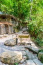 Exterior of a well decorated Eco Friendly Restaurant. Royalty Free Stock Photo