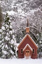 Yosemite Valley Chapel Royalty Free Stock Photo