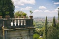 Exteriors of Villa d`Este in Tivoli, near Rome Royalty Free Stock Photo