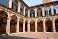 External atrium of Archiginnasio, Bologna Royalty Free Stock Photo